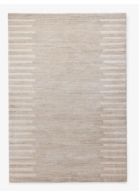 Teppich mit außergewöhnlich softer Oberfläche in beige von vorne - bonprix Teppich mit außergewöhnlich softer Oberfläche in beige von vorne - bonprix