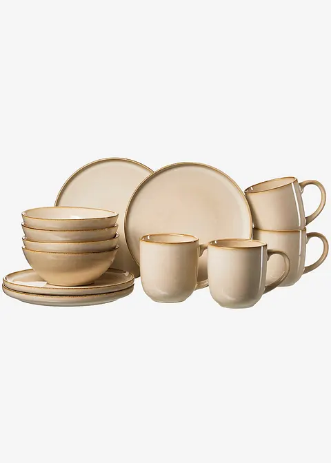 Ritzenhoff & Breker Frühstücksservice (12-tlg. Set) in beige - Ritzenhoff & Breker Ritzenhoff & Breker Frühstücksservice (12-tlg. Set) in beige - Ritzenhoff & Breker