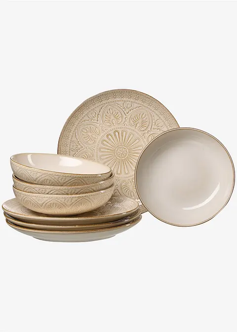 Ritzenhoff & Breker Geschirr (8-tlg. Set) in beige - Ritzenhoff & Breker Ritzenhoff & Breker Geschirr (8-tlg. Set) in beige - Ritzenhoff & Breker