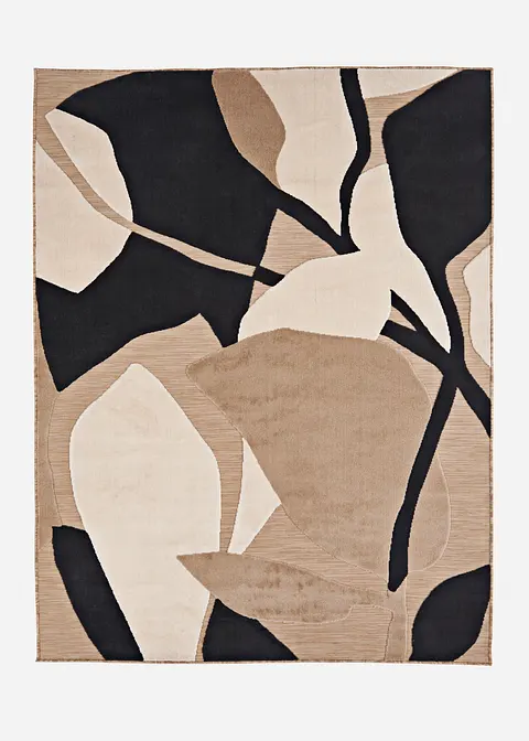 In-und Outdoor Teppich mit Hoch-Tiefstruktur in beige von vorne - bonprix In-und Outdoor Teppich mit Hoch-Tiefstruktur in beige von vorne - bonprix