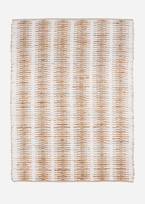 Kelim-Teppich mit moderner Musterung in beige von vorne - bonprix Kelim-Teppich mit moderner Musterung in beige von vorne - bonprix