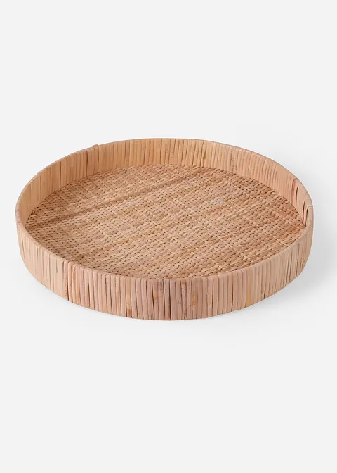 Tablett rund in beige von vorne - bonprix Tablett rund in beige von vorne - bonprix