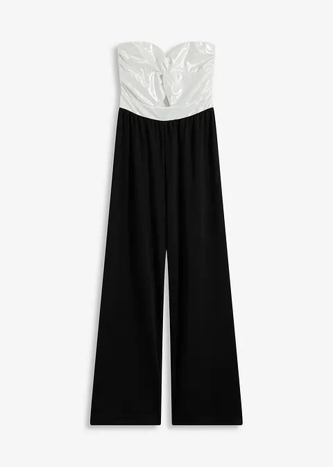 Overall mit Cut-Out in silber von vorne - bonprix Overall mit Cut-Out in silber von vorne - bonprix