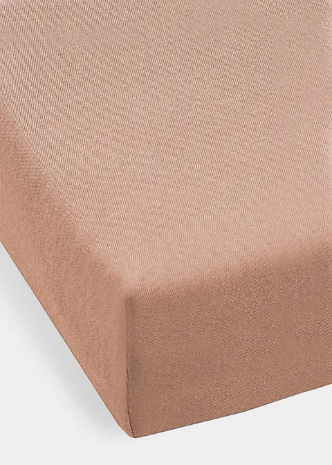 Jersey Spannbettlaken in braun - bonprix Jersey Spannbettlaken in braun - bonprix
