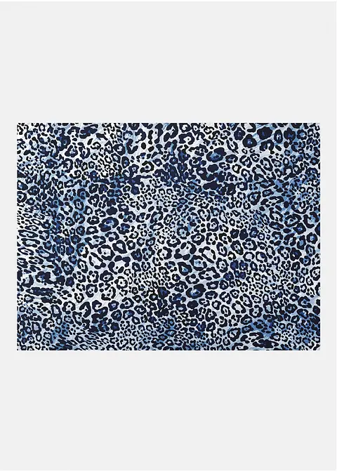 Fußmatte mit Leo Muster in blau von vorne - bonprix Fußmatte mit Leo Muster in blau von vorne - bonprix