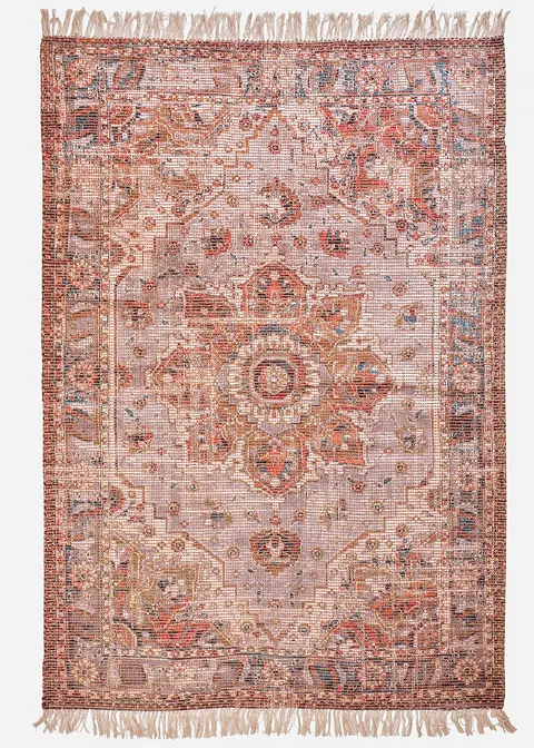 Kelim-Teppich mit orientalischer Musterung in bunt von vorne - bonprix Kelim-Teppich mit orientalischer Musterung in bunt von vorne - bonprix