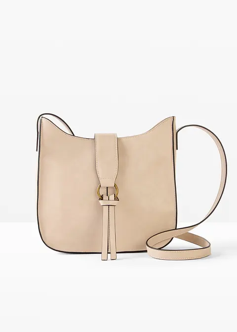 Umhängetasche in beige von vorne - bonprix Umhängetasche in beige von vorne - bonprix