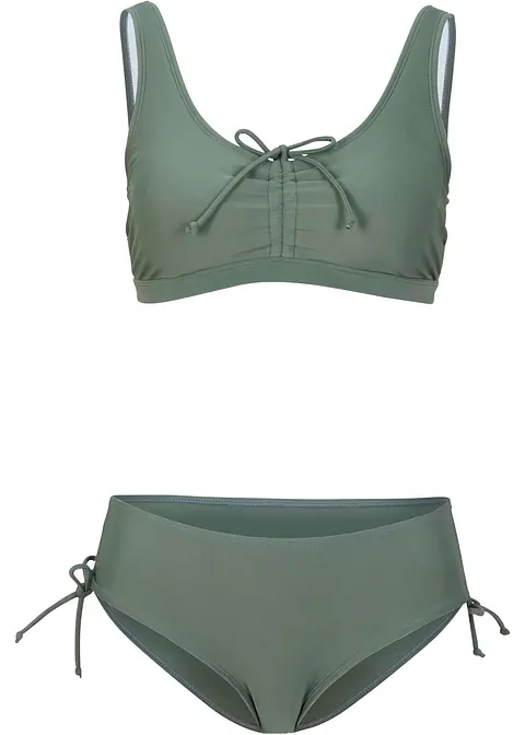 Bikini (2-tlg.Set) in grün von vorne - bonprix Bikini (2-tlg.Set) in grün von vorne - bonprix
