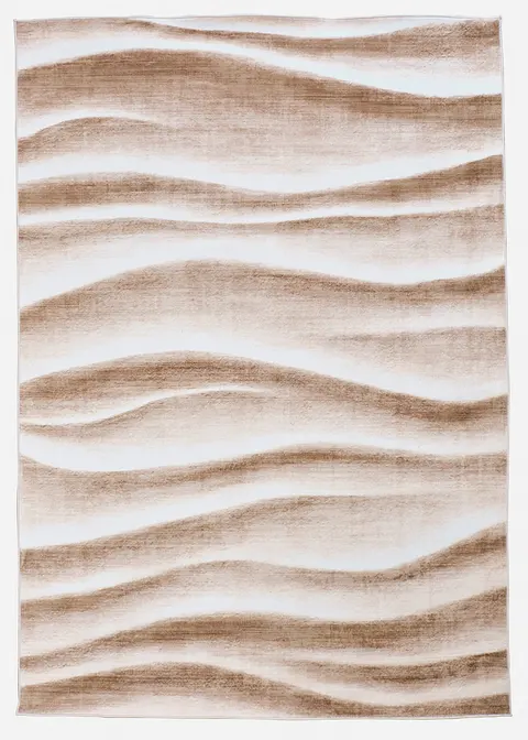 Teppich mit moderner Musterung in beige von vorne - bonprix Teppich mit moderner Musterung in beige von vorne - bonprix