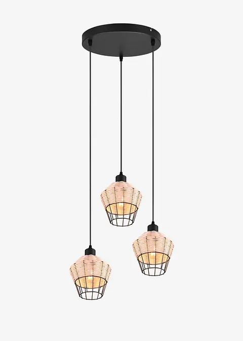 Trio Pendelleuchte in schwarz - Trio Leuchten Trio Pendelleuchte in schwarz - Trio Leuchten
