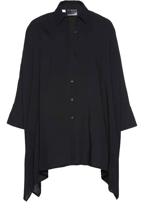 Oversize-Bluse in schwarz von vorne - bpc selection Oversize-Bluse in schwarz von vorne - bpc selection