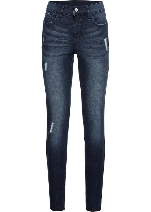 Skinny Jeans in blau von vorne - bonprix Skinny Jeans in blau von vorne - bonprix
