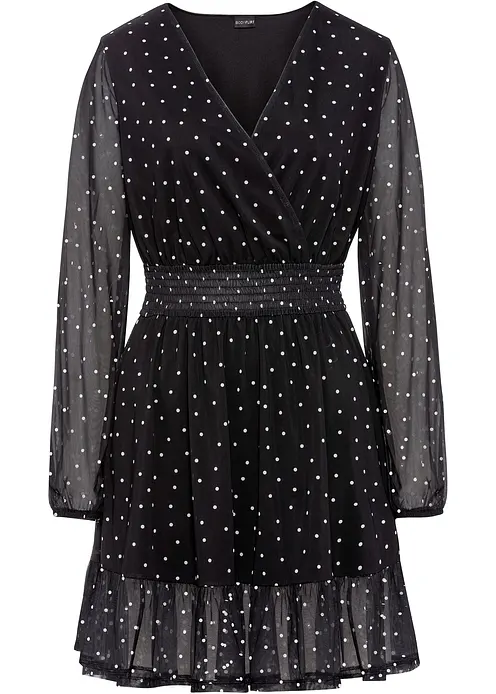 Minikleid in schwarz von vorne - bonprix Minikleid in schwarz von vorne - bonprix