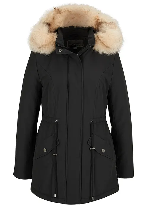 Parka in schwarz von vorne - bonprix Parka in schwarz von vorne - bonprix