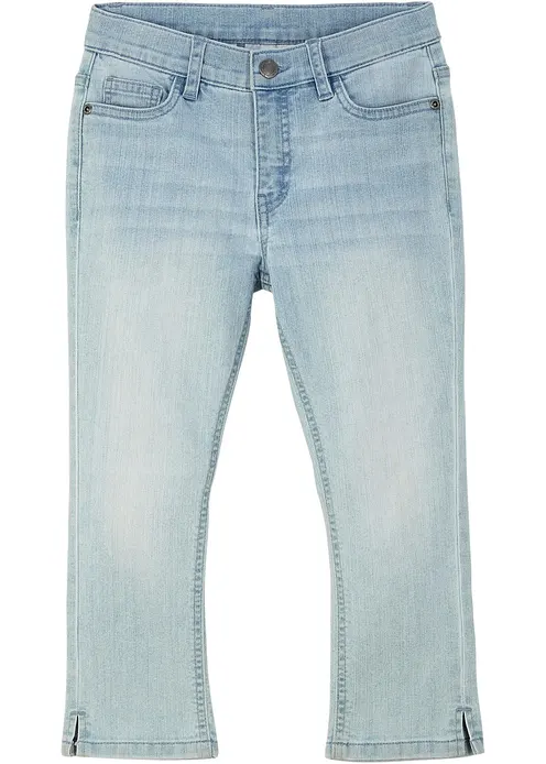 Capri-Jeans Mid Waist in blau von vorne - bonprix Capri-Jeans Mid Waist in blau von vorne - bonprix