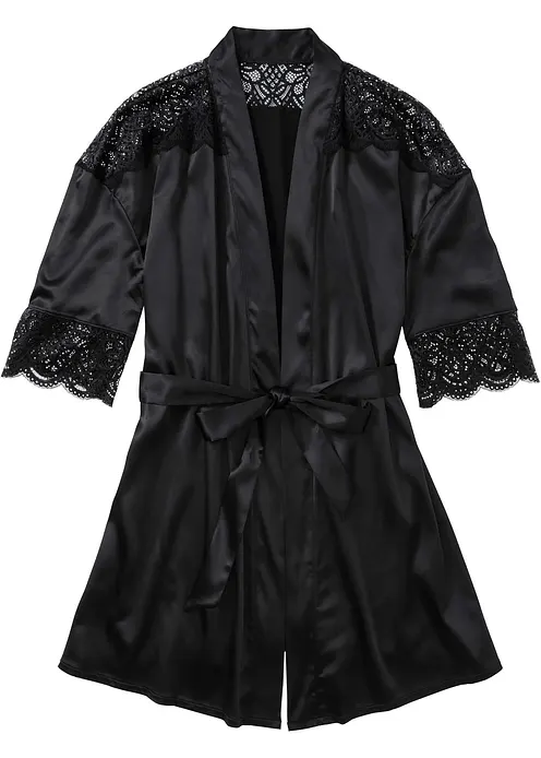 Kimono in schwarz von vorne - bonprix Kimono in schwarz von vorne - bonprix