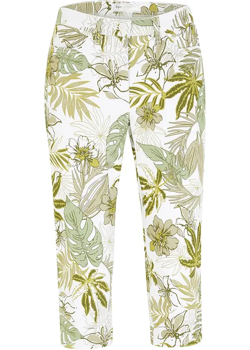 Capri-Hose in grün von vorne - bonprix Capri-Hose in grün von vorne - bonprix