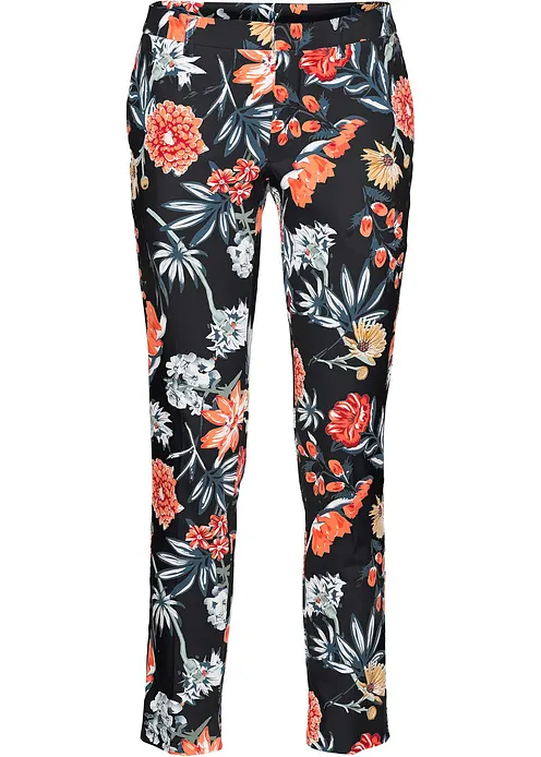 7/8-Stretch-Hose in schwarz von vorne - bonprix 7/8-Stretch-Hose in schwarz von vorne - bonprix