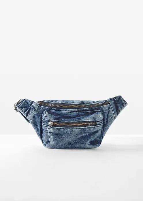 Bauchtasche in blau von vorne - bonprix Bauchtasche in blau von vorne - bonprix
