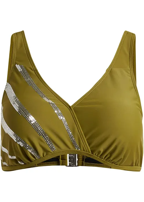 Bikini Oberteil in grün von vorne - bpc selection Bikini Oberteil in grün von vorne - bpc selection