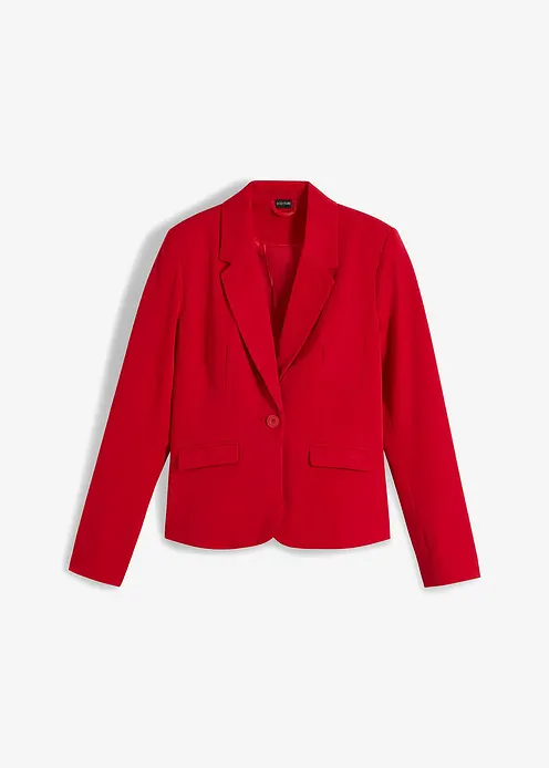 Kurzblazer in rot von vorne - bonprix Kurzblazer in rot von vorne - bonprix