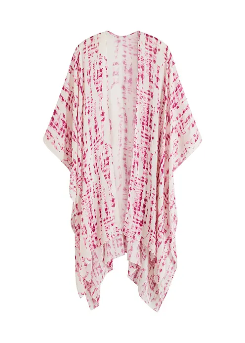 Poncho in lila von vorne - bonprix Poncho in lila von vorne - bonprix
