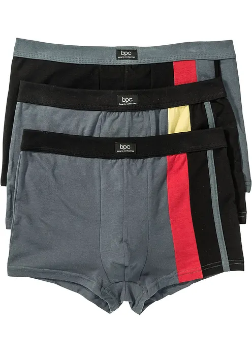 Boxershorts eng mit Baumwolle (3er Pack) in schwarz - bonprix Boxershorts eng mit Baumwolle (3er Pack) in schwarz - bonprix