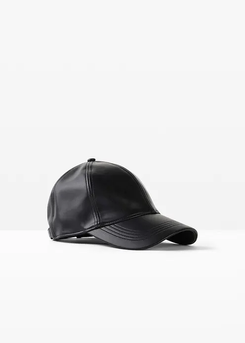 Cap in schwarz von vorne - bonprix Cap in schwarz von vorne - bonprix