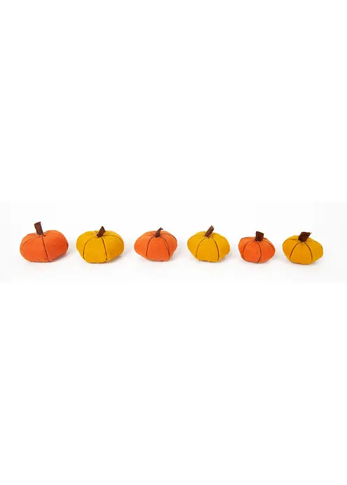 Deko-Objekt Kürbisse (6-tlg. Set) in orange - bonprix Deko-Objekt Kürbisse (6-tlg. Set) in orange - bonprix