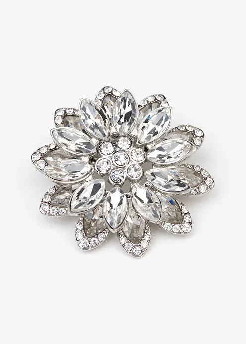 Brosche in silber von vorne - bonprix Brosche in silber von vorne - bonprix