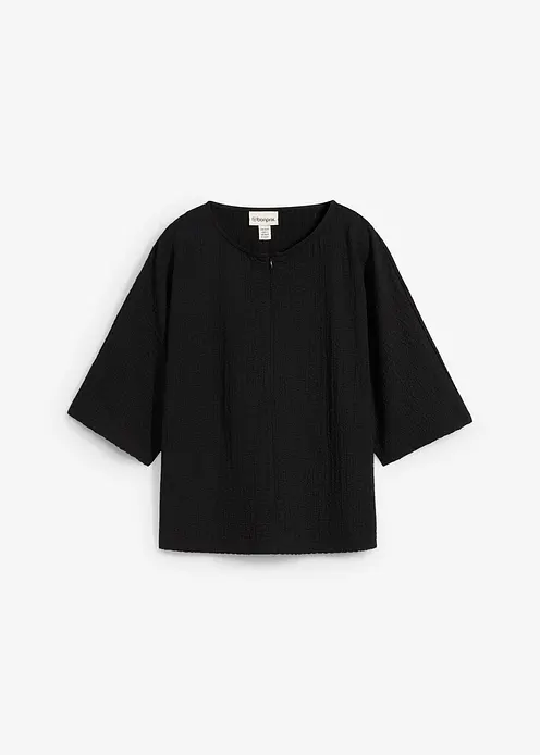 Oversize-Shirt in schwarz von vorne - bonprix Oversize-Shirt in schwarz von vorne - bonprix