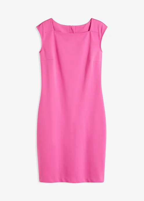 Etuikleid aus Punto di Roma in pink von vorne - bonprix Etuikleid aus Punto di Roma in pink von vorne - bonprix