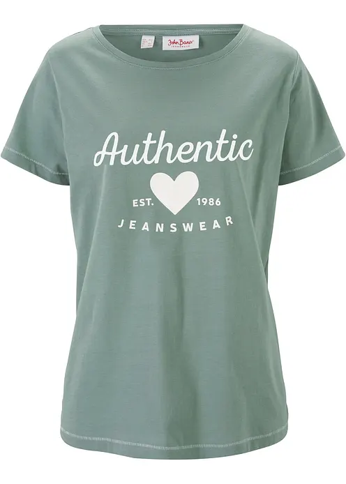 T-Shirt in grün von vorne - bonprix T-Shirt in grün von vorne - bonprix
