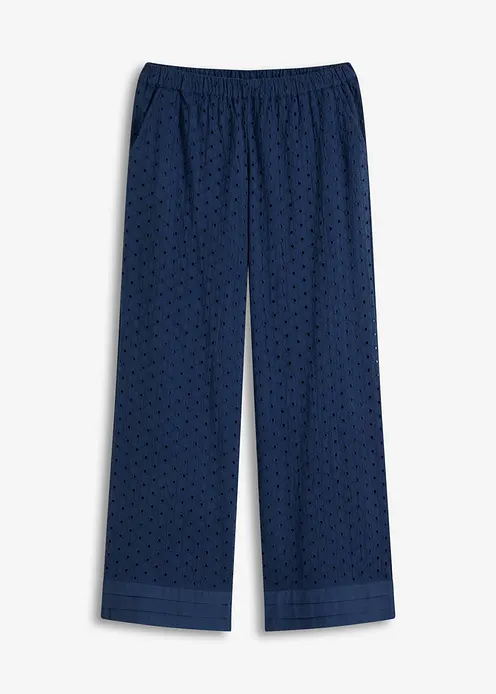 Marlenehose in blau von vorne - bonprix Marlenehose in blau von vorne - bonprix