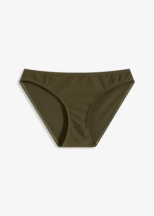 Bikinihose mit normalem Beinausschnitt in grün von vorne - bonprix Bikinihose mit normalem Beinausschnitt in grün von vorne - bonprix