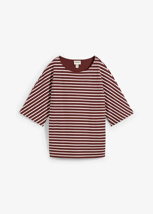 Oversize-Sweatshirt aus reiner Baumwolle in braun von vorne - bonprix Oversize-Sweatshirt aus reiner Baumwolle in braun von vorne - bonprix