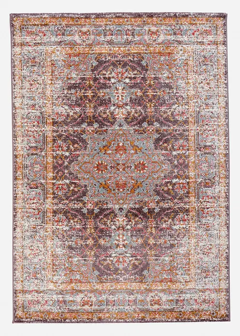 Teppich mit orientalischer Musterung in braun von vorne - bonprix Teppich mit orientalischer Musterung in braun von vorne - bonprix