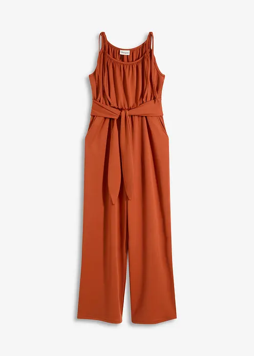 Jersey-Jumpsuit in braun von vorne - bonprix Jersey-Jumpsuit in braun von vorne - bonprix