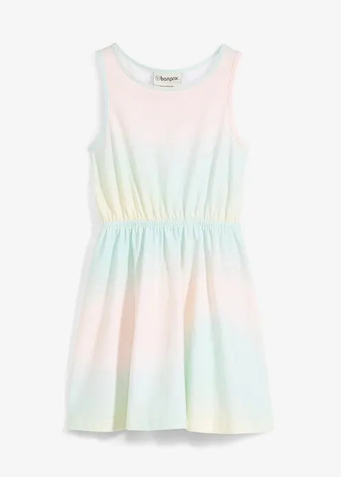 Jerseykleid aus reiner Bio-Baumwolle in blau von vorne - bonprix Jerseykleid aus reiner Bio-Baumwolle in blau von vorne - bonprix