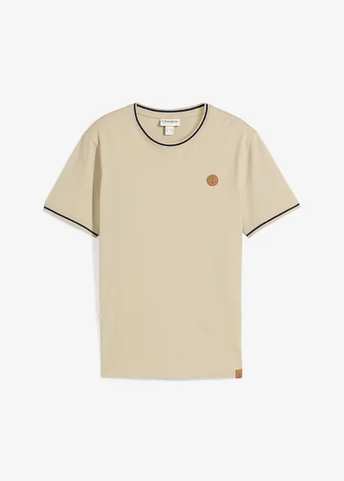 T-Shirt aus reiner Bio-Baumwolle in grün von vorne - bonprix T-Shirt aus reiner Bio-Baumwolle in grün von vorne - bonprix