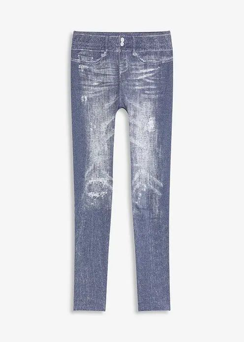 Seamless Leggings mit weicher Innenseite in blau von vorne - bonprix Seamless Leggings mit weicher Innenseite in blau von vorne - bonprix