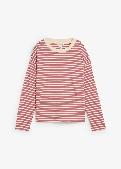 Langarmshirt aus schwerer Baumwolle in beige von vorne - bonprix Langarmshirt aus schwerer Baumwolle in beige von vorne - bonprix