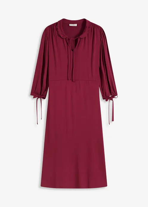 Jerseykleid aus Viskose-mix in rot von vorne - bonprix Jerseykleid aus Viskose-mix in rot von vorne - bonprix