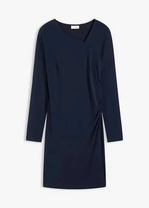 Jerseykleid in blau von vorne - bonprix Jerseykleid in blau von vorne - bonprix