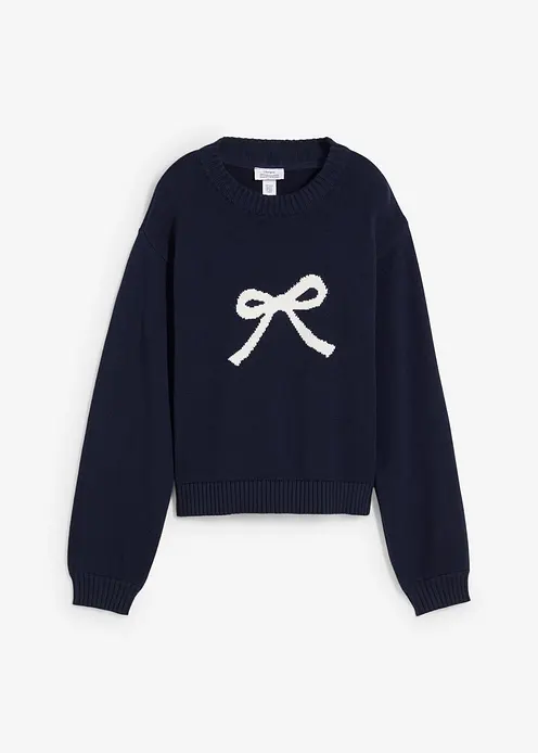 Pullover in blau von vorne - bonprix Pullover in blau von vorne - bonprix