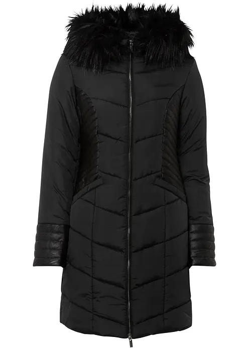 Steppmantel in schwarz von vorne - bonprix Steppmantel in schwarz von vorne - bonprix