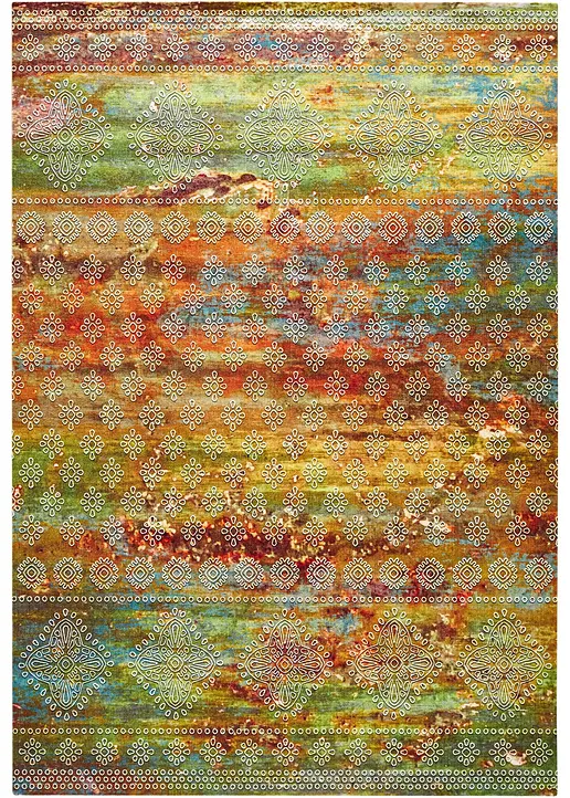 Waschbarer Teppich in moderner Orientoptik in bunt - bonprix Waschbarer Teppich in moderner Orientoptik in bunt - bonprix