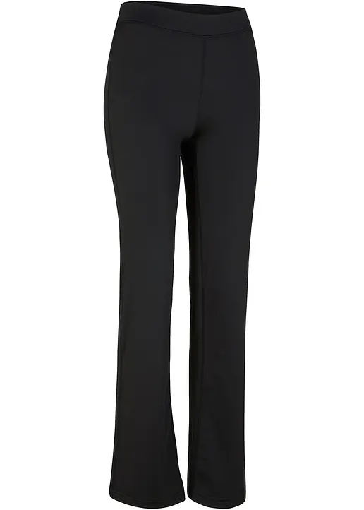 Thermo-Leggings, ausgestellt in schwarz von vorne - bonprix Thermo-Leggings, ausgestellt in schwarz von vorne - bonprix