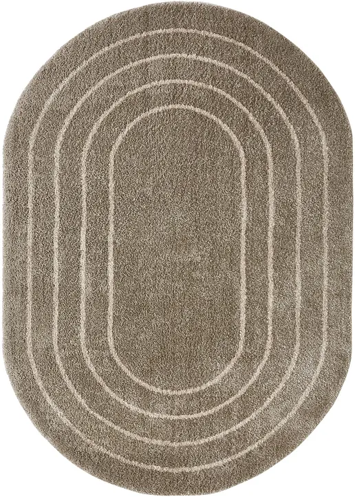 Ovaler Teppich mit moderner Musterung in braun - bpc living bonprix collection Ovaler Teppich mit moderner Musterung in braun - bpc living bonprix collection