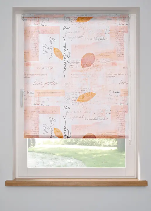 Sichtschutzrollo mit Druck in beige - bpc living bonprix collection Sichtschutzrollo mit Druck in beige - bpc living bonprix collection